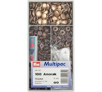 Prym - Old Brass Anorak (15mm) Fissaggi Non Sew - 1 Pezzo