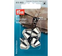 Prym, Piedini per Borse, Metallo Argentato, Diametro 20 mm, 4 Pezzi
