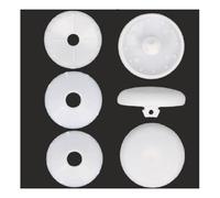 Prym Plastic Cover Buttons, White, 29 mm, weiß, 50 Stück