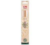 Prym - Prym 1530 Bamboo (20 cm, 2,50 mm) ago a doppio punta - 1 unità