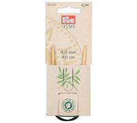 Prym - Prym 1530 Bamboo (40 cm, 4,50 mm) Ago a maglia circolare - 1 unità