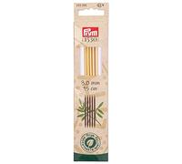 Prym - Prym 1530 Bamboo a doppio punteggio (15 cm, 3,00 mm) ago - 1 Pezzi