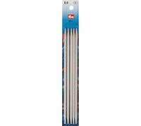 Prym Strumpfstricknadeln Alu 20 cm 5,00 mm Grau Ferri da Maglia, Alluminio, Grey, 5,0 mm