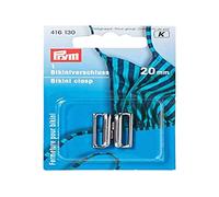 Prym - Prym Bikini e Cinp Argento (20 mm) Gancio in Acciaio - 1 unità