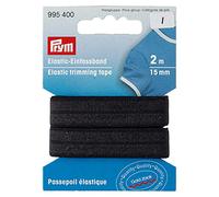 Prym - Prym Black (15 mm, 2m) Tasco di taglio elastico - 1 Pezzi
