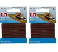 Prym - Prym Brown (1,5 mm, 3M) Cord elastico - 1 unità (Confezione da 2)