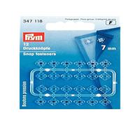 Prym - Prym Cucite in plastica in plastica trasparente (7 mm) di fissaggi a scatto - 1 Pezzi