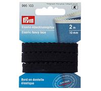 Prym - Prym Elastic Black (10mm) Fancy Lace - 1 unità