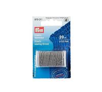 Prym Elastic Sewing Thread, Light Grey, Taglia Unica, 20 unità