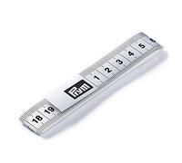 Prym Misurare Nastro, Tessuto in Fibra di Poliestere Metallo, Bianco, Taglia Unica