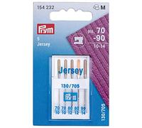 Prym Nähmaschinennadeln Jersey 70-90, 130/705, 5 Stück Cucire Macchina Aghi, Metallo, Argento, Taglia Unica, 5 unità