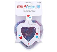 Prym Stoffclips Scatola Cuore 40 Colorato Assortiti Tessuto Clip 610185