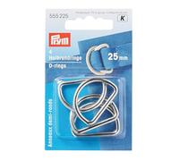Prym D-Rings, Silver, One Size