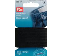 Prym - Prym Morb Black (40mm, 1M) nastro elastico - 1 unità