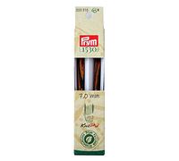 Prym Rundstricknadelspitzen Natural Farbig Lang 11,6 cm 7,00 mm Needle Point, Legno, Multicoloured, 7.0 mm