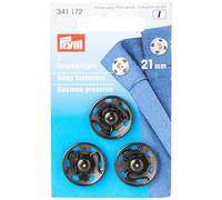 Prym Cucire Fissanti a Scatto, Ottone, Nero, Taglia Unica, 3 unità
