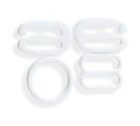 Prym - Prym Plastic Transparent (18mm) Accessori reggiseni - 1 Pezzi