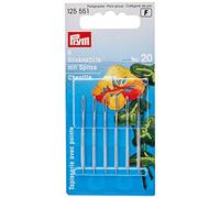 Prym Chenille Embroidery Needles, Silver, 43 x 1,00 mm, 6 Stück, 6 unità