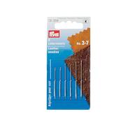 Prym Leather Needles, Silver, 6 Pezzi