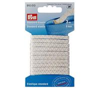 Prym Elastic, Poliestere, White, 5 mm, Weiß, 3 m