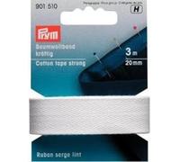 Prym - Prym Strong White (20mm, 3M) nastro di cotone - 1 Pezzi