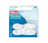 Prym - Prys Plastic Plastic White (17mm) - 1 Pezzi