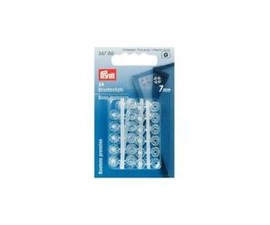 Prym Pulsanti Trasparenti 7 mm - 24 pezzi