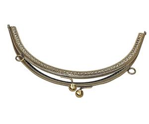 Prym Rebecca 615187 - Chiusura tascabile in ottone anticato, 20 x 10,5 cm