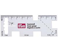 Prym Righello E Calibro per Orli, Dimensioni: 1-3,5 Cm, Bianco