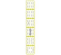 Prym - Righello universale con scala in pollici, 2,5 x 15,2 cm