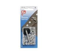 Prym Rivetti Tubolari, d'Argento, 3-4 mm, silberfarbig, 20 Stück