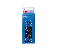Prym Rundsenkel Outdoor 6 x 1500 mm Schwarz Lacci Rotondi, Poliestere, Nero/Beige, 6 mm x 150 cm
