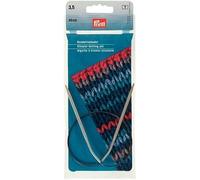 Prym Rundstricknadeln Alu 40 cm 3,50 mm Grau Cucina, Alluminio, Grigio, 3,5 mm