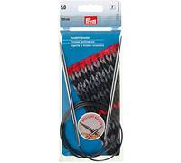 Prym Rundstricknadeln MS 100 cm 5,00 mm silberfarbig Ferri da Maglia circolari, Ottone, Argento, 5,0 mm
