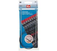 Prym Rundstricknadeln MS 80 cm 2,50 mm silberfarbig Ferri da Maglia circolari, Ottone, Argento, 2,5 mm
