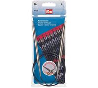 Prym Rundstricknadeln MS 80 cm 7,00 mm silberfarbig Ferri da Maglia circolari, Ottone, Argento, 7,0 mm