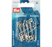 Prym Safety Pins, Metal, Silver, 38 mm