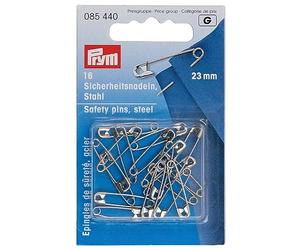 Prym Safety Pins, Metal, Silver, 9.3 x 5.7 x 0.7 cm