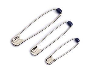 Prym Safety Pins, Steel, Silver, 34/41/48mm