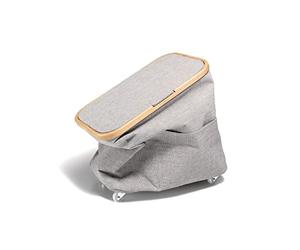 Prym Scatola in Tela e Multi Pieghevole, Grigio bambù, Cotone, Grau, 38 x 26 x 37 cm