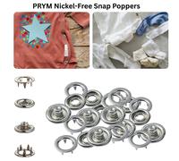 Prym senza Nickel Scatto Pressione Argento Ottone Automatici Vestiti Bambino