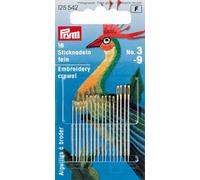 Prym Set Aghi Da Ricamo Assortiti, No.3-9, 16 Pezzi (125 542)
