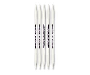 Prym, Set da 5 Ferri da Maglia Doppia, ergonomici, in Metallo, 8 mm x 20 cm di Lunghezza