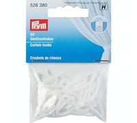 Prym Ganci per tenda Set di 2 Bianchi Lot 30