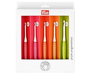 Prym - Set di uncinetti per uncinetto, multicolore, piccolo (E, G, 7, H, J)