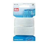 Prym Elastic, 21% ED, 33% PES, 46% PA, White, 2.80 x 6.70 x 0.40 cm