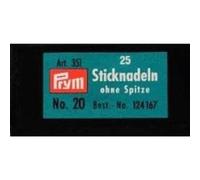 Prym Embroidery Needles, Acciaio, Silver, No.20, 43 x 1,00 mm, 25 Stück