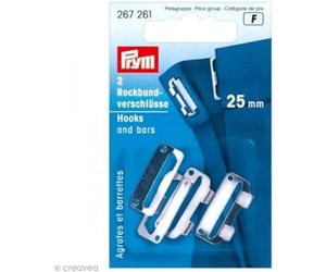Prym Skirt Hooks, Elementi di Fissaggio in Acciaio, Multi, One Size