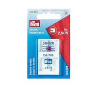 Prym Stretch 75/2.5 - Aghi Doppi per Macchina da Cucire