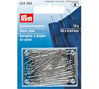 Prym Super Fine Hard Steel Pins, 15G, 30Mm X 0,50Mm, Sewing/Crafts Etc (024 284)